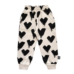Melting Heart sweatpants - Size : (6-7) - Colour : (Fog)