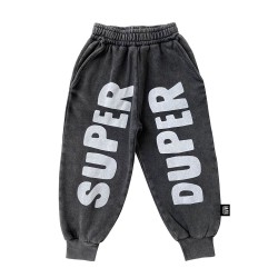 Super Duper sweatpants - Size : (7-9) - Colour : (vintage grey)
