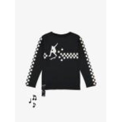 Skater Sound Tee - Size : (2) - Colour : (black)