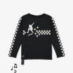 Skater Sound Tee - Size : (2) - Colour : (black)