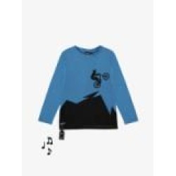 Mountain Bike Sound Tee - Size : (6) - Colour : (Blue)