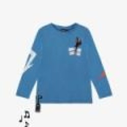 Break Dance Sound Tee - Size : (3) - Colour : (Blue)