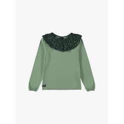 Animal Collar Tee - Size : (6) - Colour : (Green)