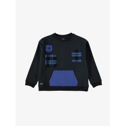 Multi-Pocket Wide Sweat - Size : (4) - Colour : (black)