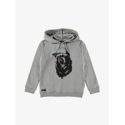 Bear Big Hoodie - Size : (4) - Colour : (Melange)