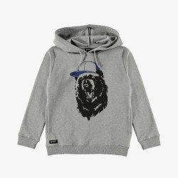 Bear Big Hoodie - Size : (4) - Colour : (Melange)
