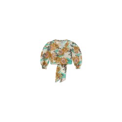 Hawaii Blouse Flower Print - Size : (12)