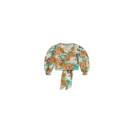 Hawaii Blouse Flower Print
