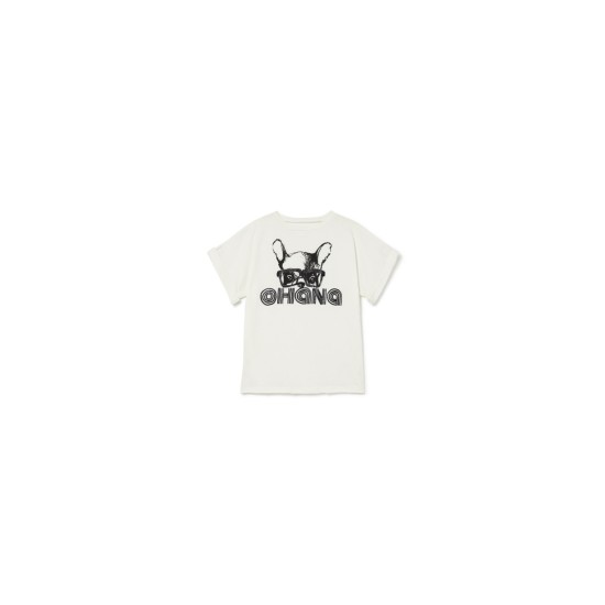 Soft Ohana Dog T-shirt  White