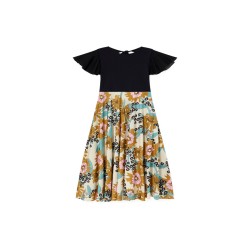 Hawaii Cape Dress  Flower Print - Size : (12)