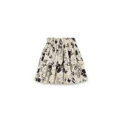 Aloha Mini Skirt  Cream - Size : (12)