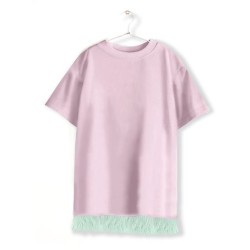 Embellished Fleece Dress Purple - Size : (2)