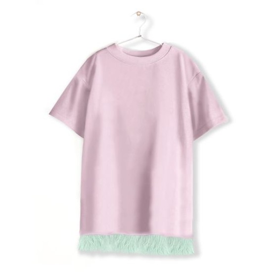 Embellished Fleece Dress Purple