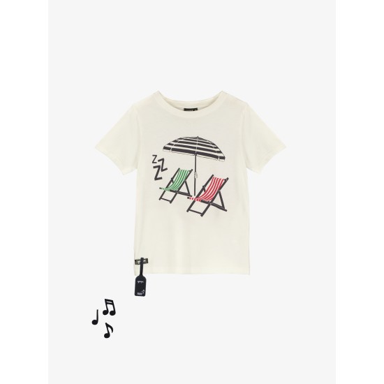 SIESTA SOUND TEE  CRU