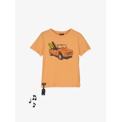 MEHARI SOUND TEE PAPAYA - Size : (2)
