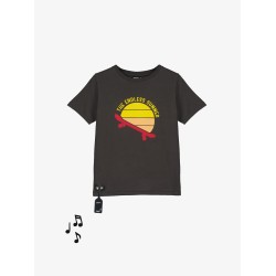 SKATE SOUND TEE ASPHALT - Size : (2)