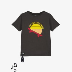 SKATE SOUND TEE ASPHALT - Size : (2)