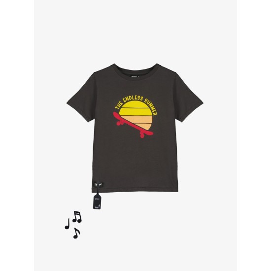 SKATE SOUND TEE ASPHALT