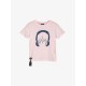 HEADPHONES SOUND TEE  ROSE