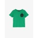VOLLEY MESH POCKET TEE  GREEN