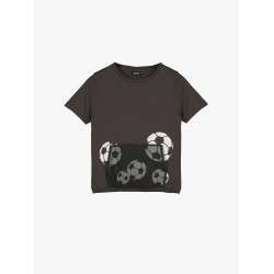 SOCCER BALLS BIG TEE  ASPHALT - Size : (6)