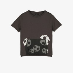 SOCCER BALLS BIG TEE  ASPHALT - Size : (6)