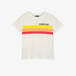 SUNSET FRONT & BACK TEE  CRU - Size : (6)