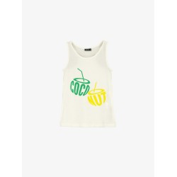 COCONUT GIRL TEE CRU - Size : (2)