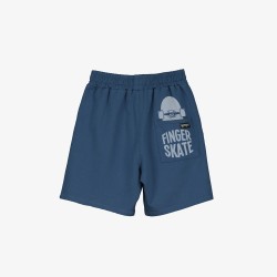 FINGER SKATE SHORTS  NAVY PLUSH - Size : (2)