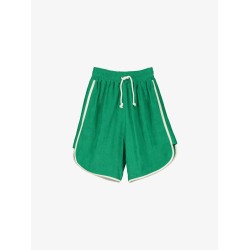 TOWEL SURFER SHORTS  GREEN - Size : (4) - Colour : (Black silhuette)