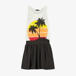 SUNSET WAIST DRESS  CRU - Size : (2)