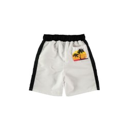 SUNSET PALMS SWIM SHORT  CRU - Size : (6)