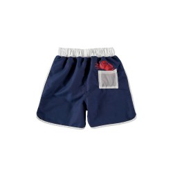 CRAB RETRO SWIM SHORT  NAVY - Size : (6)