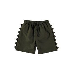 ANIMAL SPINES SWIM SHORT   OLIVE - Size : (2)
