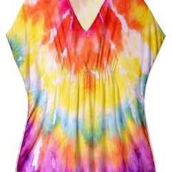 I Love You Forever Beach Cover-up Multicolor - Size : (2)
