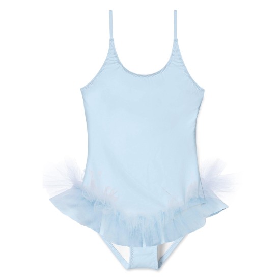 Blue Ballerina Bathing Suit