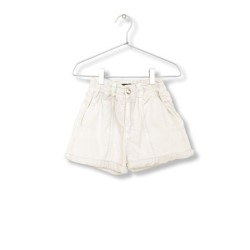 Denim Shorts  Off-white - Size : (6)