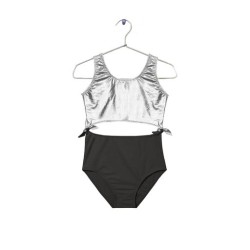Cut-out swimsuit   Silver-سباحه ملابس - Size : (6)