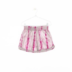 TIE DYE stretch shorts Pink - Size : (2)