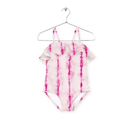 TIE DYE swimsuit  Pink- سباحه ملابس