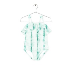 TIE DYE swimsuit    Green- سباحه ملابس - Size : (2)
