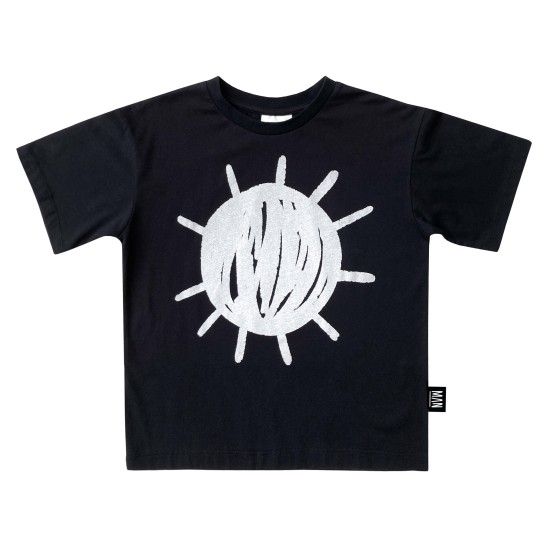 SUN IS OUT Skate T-shirt  Black