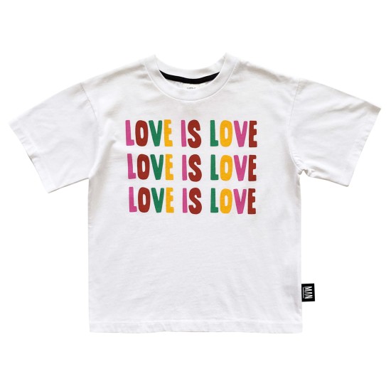 LOVE IS LOVE Skate T-shirt  White