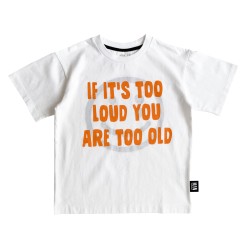 YOU ARE TO OLD Skate T-shirt  White - Size : (2-3)