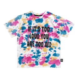 YOU ARE TO OLD TIE DYE Skate T-shirt  Multicolor - Size : (6-7)