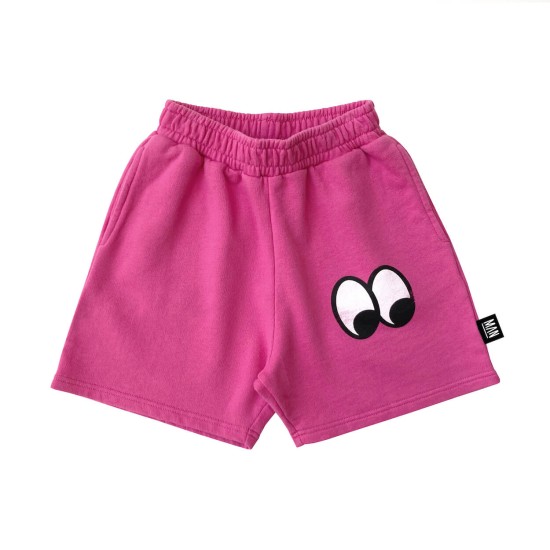 EYE BALL pink Board Shorts  Shocking Pink