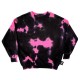SHOCKING PINK TIE DYE Sweater  Black