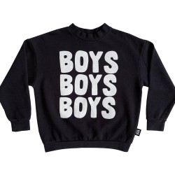 BOYS Sweatshirt  Black - Size : (2-3)