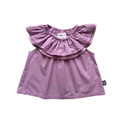 ORCHID HAZE Frill Top  Orchid Haze - Size : (1-2)