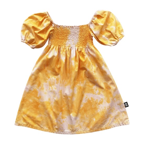 SUNSET GOLD TIE DYE Smocked Dress  Sunset Gold